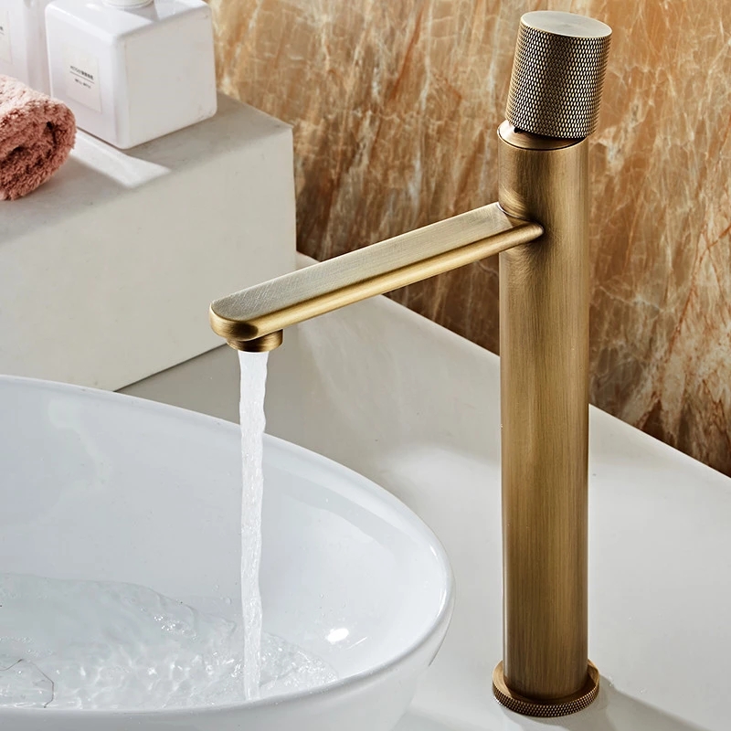 Home Bathroom Sink - Basin Faucets Antique Bronze Bathroom Faucet
