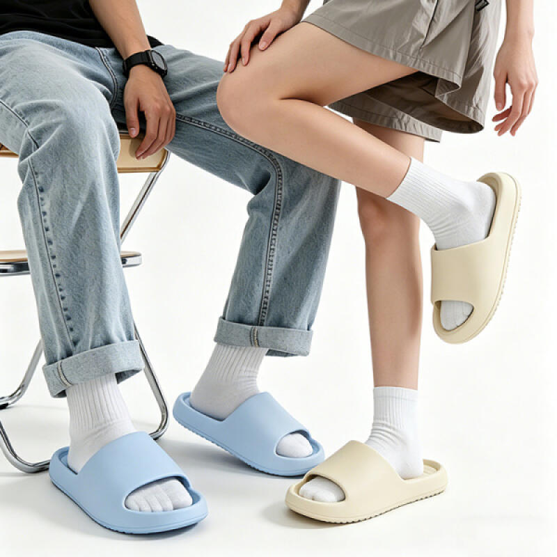 Home Bath - Couple's Lightweight EVA Indoor Slippers Summer