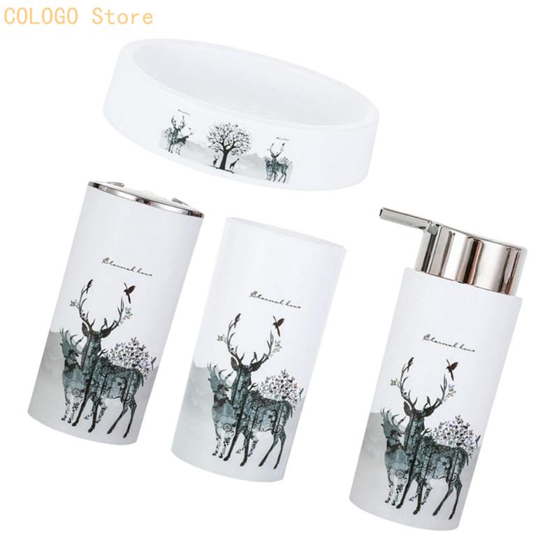 Elk Pattern Bathroom Accessori - Home Essentials Bathroom Accessories review and price