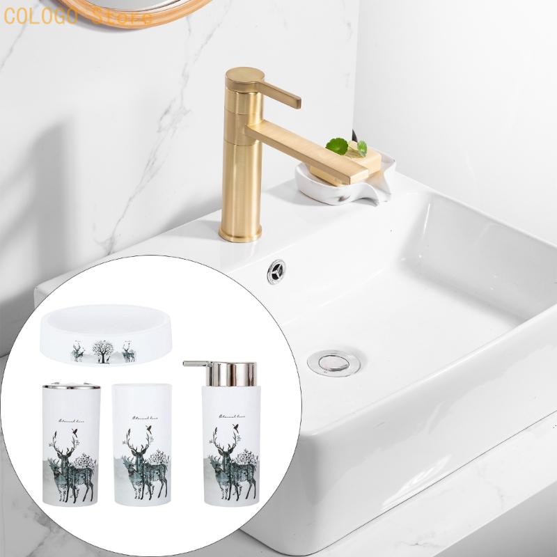 Elk Pattern Bathroom Accessori - Home Essentials Bathroom Accessories review and price