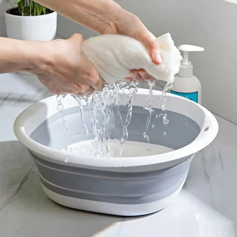 Plastic Folding Basins Portabl - Home Bathroom Wash Basin review and price