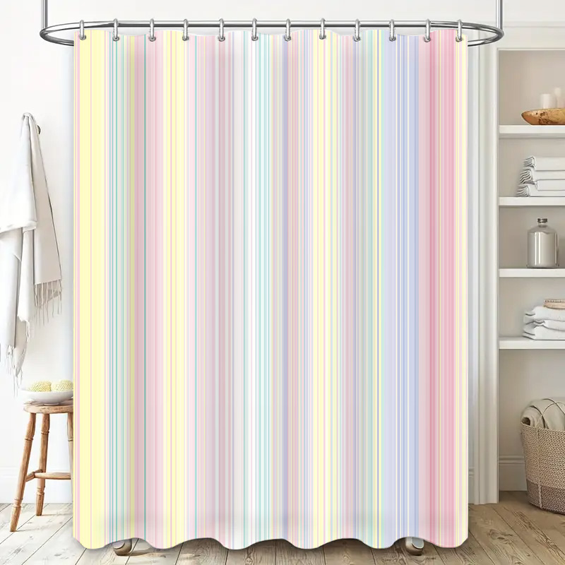 Soft Striped Shower Curtain Pa - Home Bathroom Colors review and price