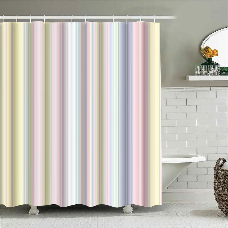Soft Striped Shower Curtain Pa - Home Bathroom Colors review and price