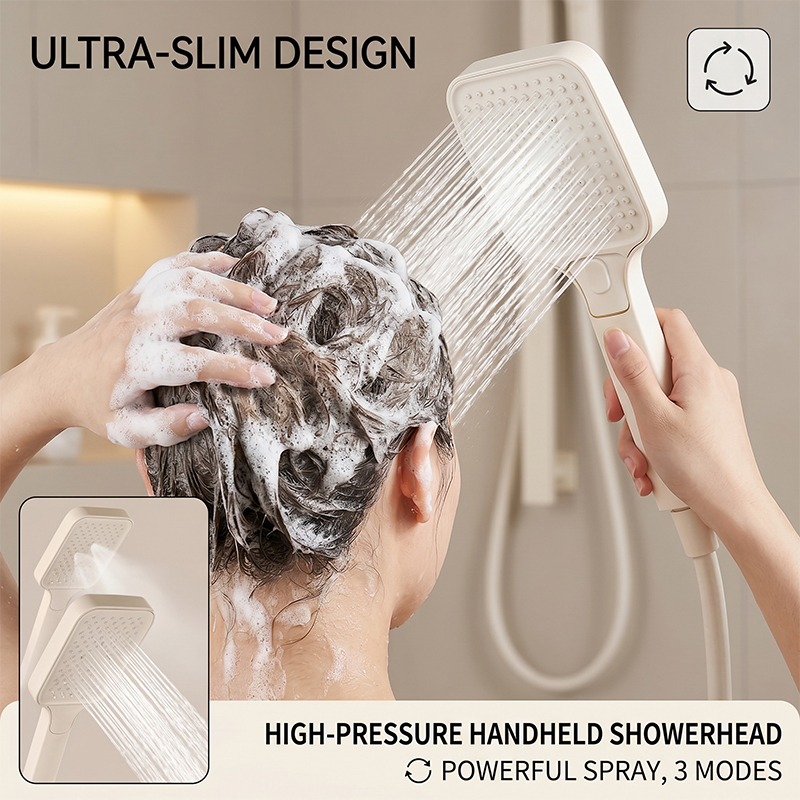 Matte Cream 3 Mode High Pressu - Jet Home Bathroom Accessories review and price