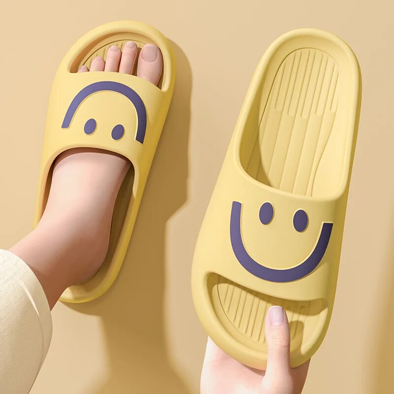 Smiley Face Cloud Slippers Wom - Home Bath review and price