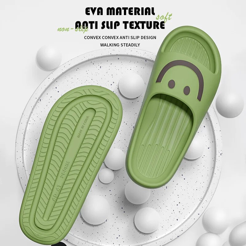 Smiley Face Cloud Slippers Wom - Home Bath review and price