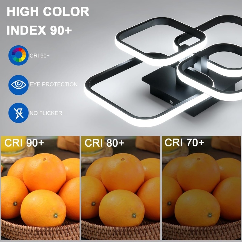 LED Chandelier Three Colors Ce - Home Bathroom Colors review and price