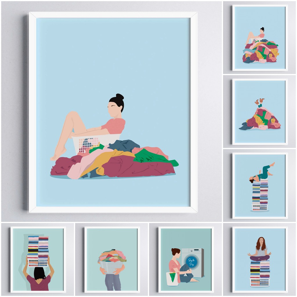 2026 Pastel Colors Art Print L - Home Bathroom Colors review and price