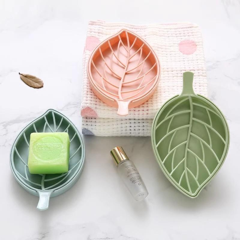Leaf-Shaped Soap Dish 2 Layers - Jet Home Bathroom Accessories review and price