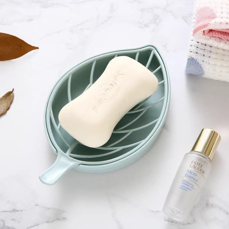 Leaf-Shaped Soap Dish 2 Layers - Jet Home Bathroom Accessories review and price