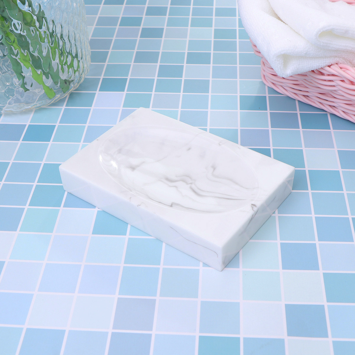 1Pcs Soap Holder Simple Ink Pa - Home Kitchen Bathroom Cleaning review and price