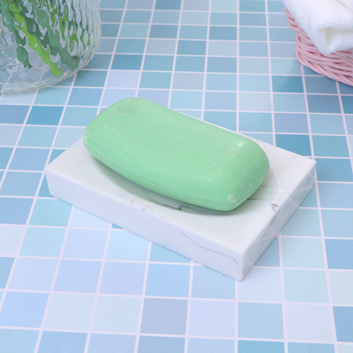 1Pcs Soap Holder Simple Ink Pa - Home Kitchen Bathroom Cleaning review and price
