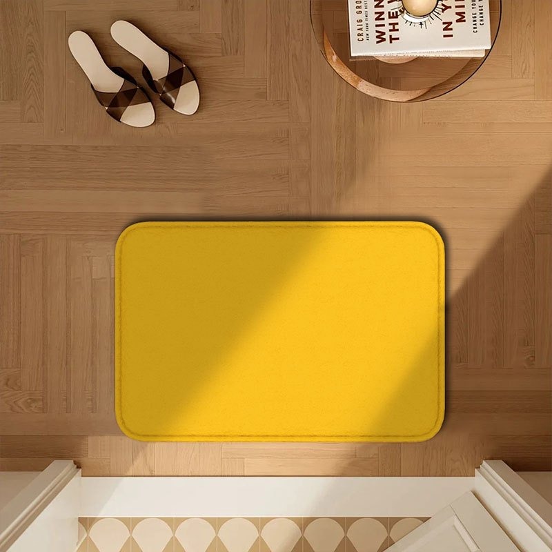 1PC Pure Yellow Pattern Door M - Home Bathroom Door Design review and price