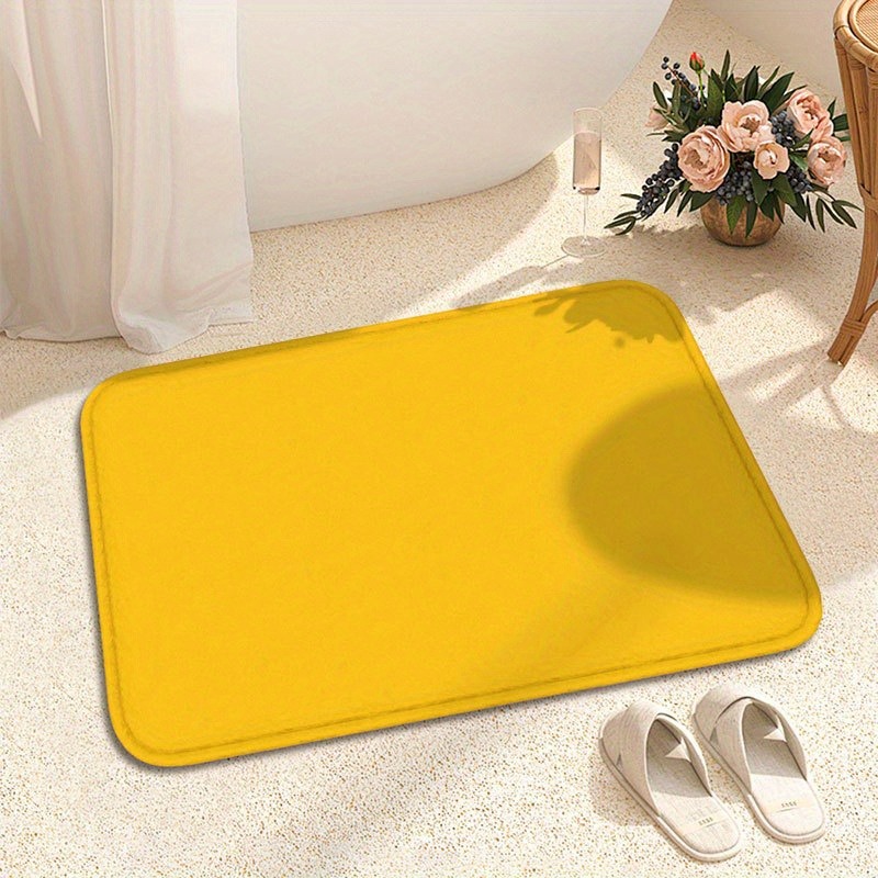 1PC Pure Yellow Pattern Door M - Home Bathroom Door Design review and price