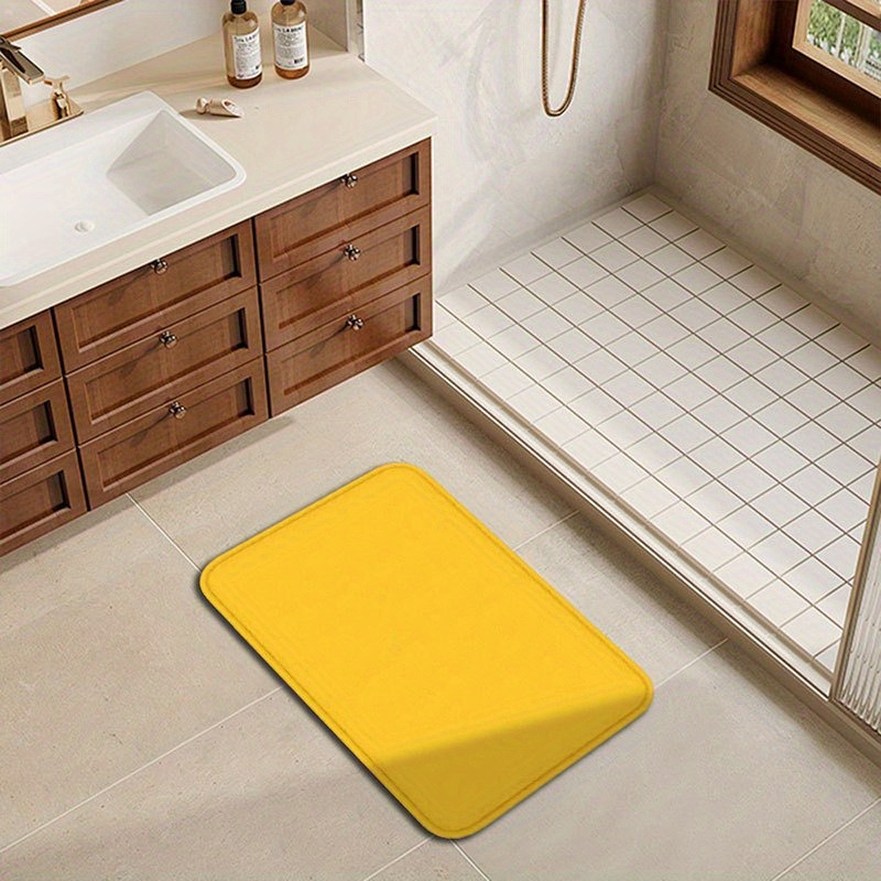 1PC Pure Yellow Pattern Door M - Home Bathroom Door Design review and price