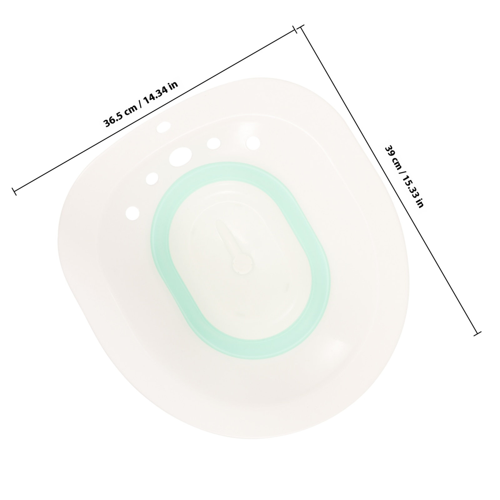 Sitz Bath Basin Foldable White - Home Bathroom Wash Basin review and price