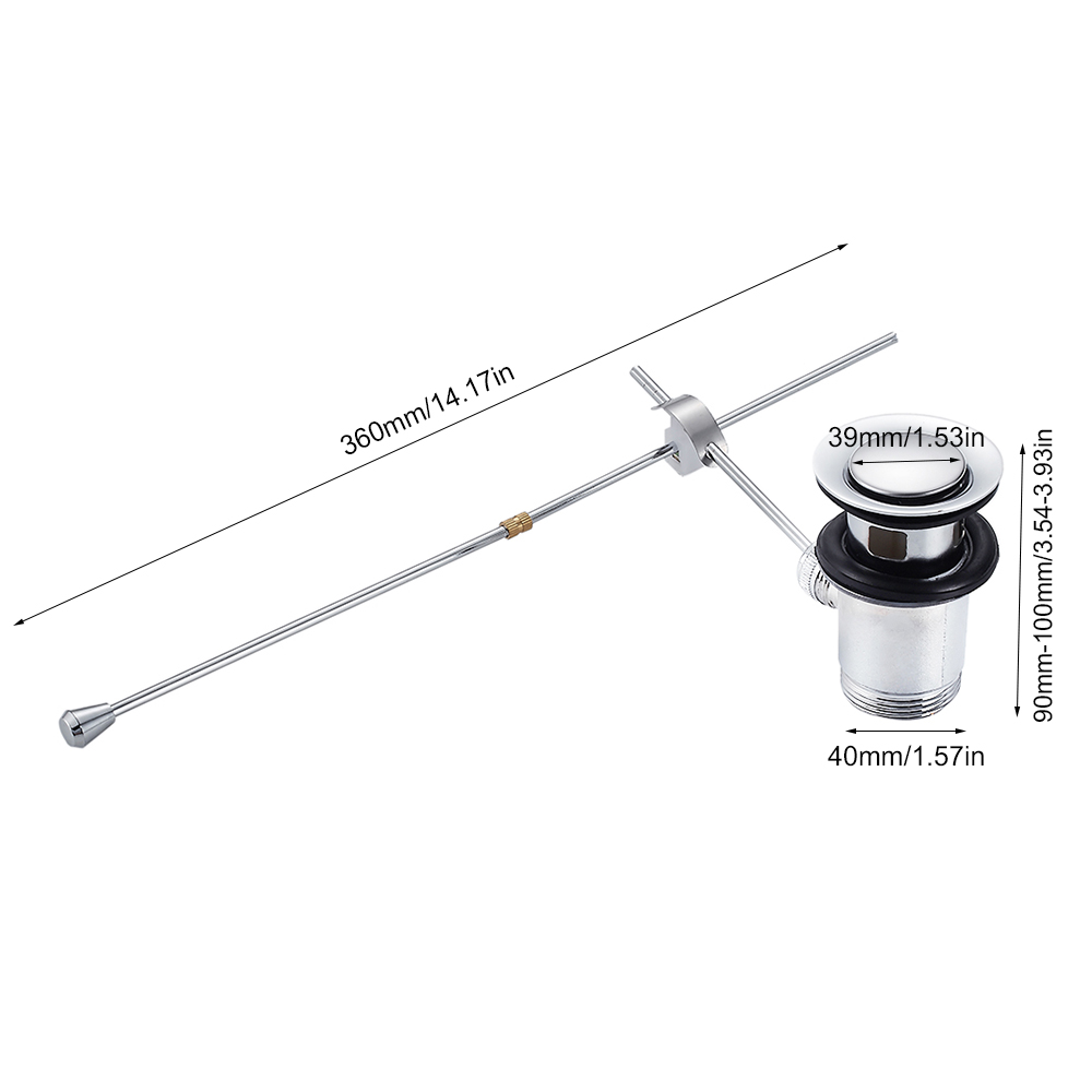 Pop Up Drain Lever Bathroom Si - Home Bathroom Wash Basin review and price