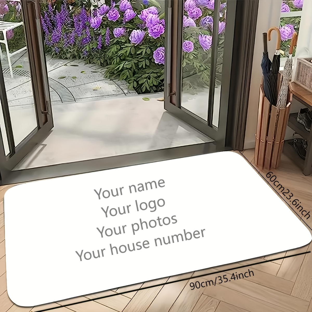 Customizable DIY Mat Entrance  - Home Bathroom Name review and price