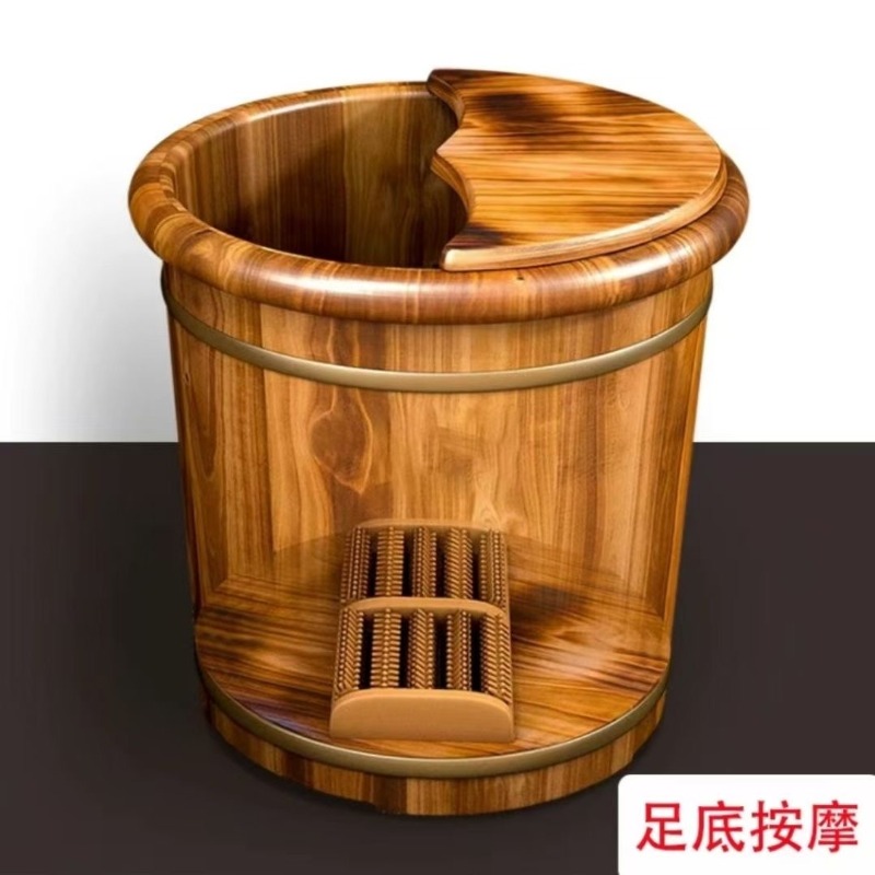 Wooden Foot Soaking Bucket, So - Home Bath review and price