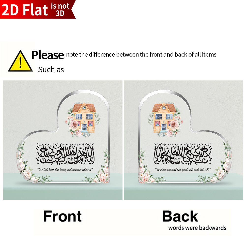 CIFBUY Acrylic Plaque 2D Flat  - Home & Bathroom Building Products Pte Ltd review and price