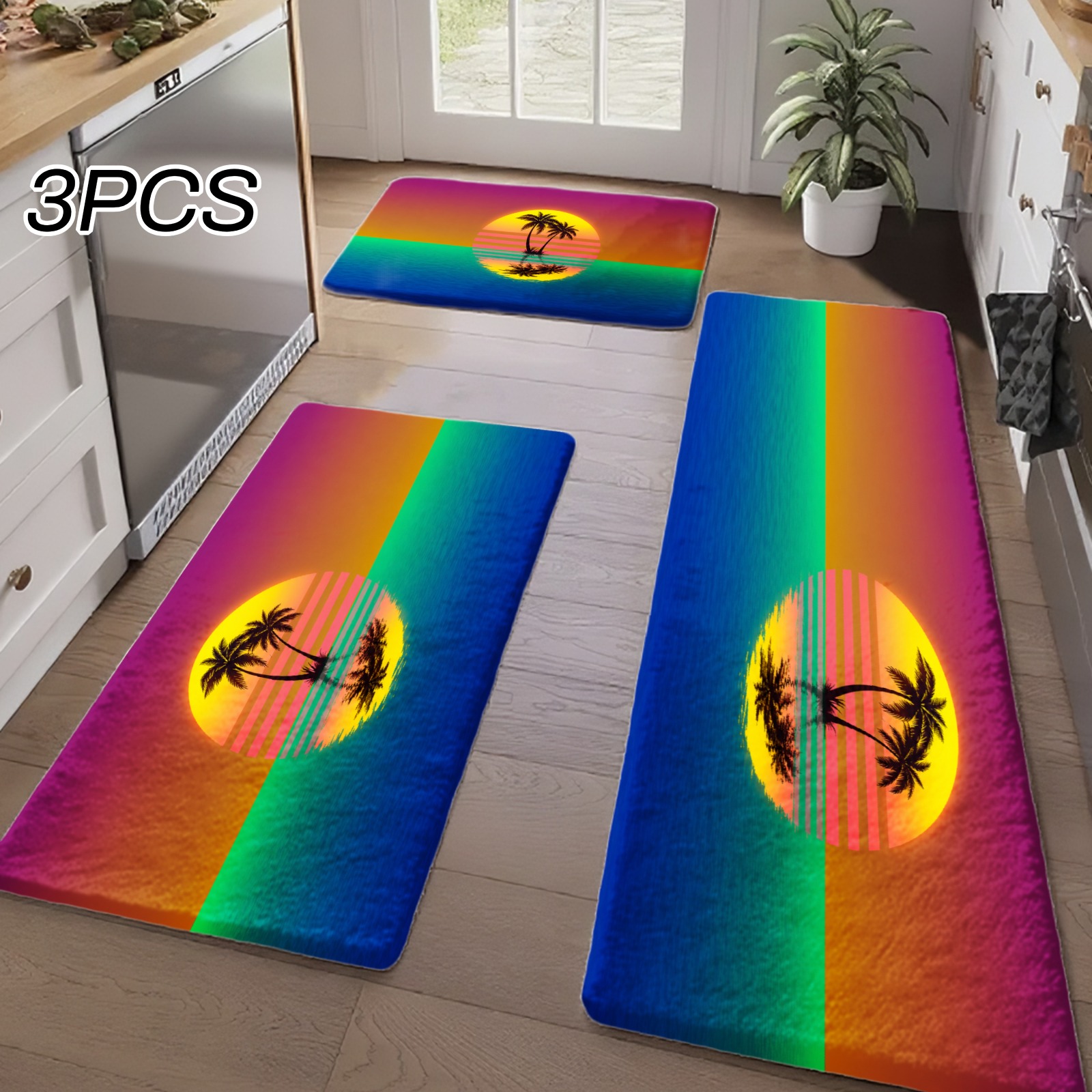 3PCS Kitchen Rugs,Home Decorat - Home Bathroom Colors review and price