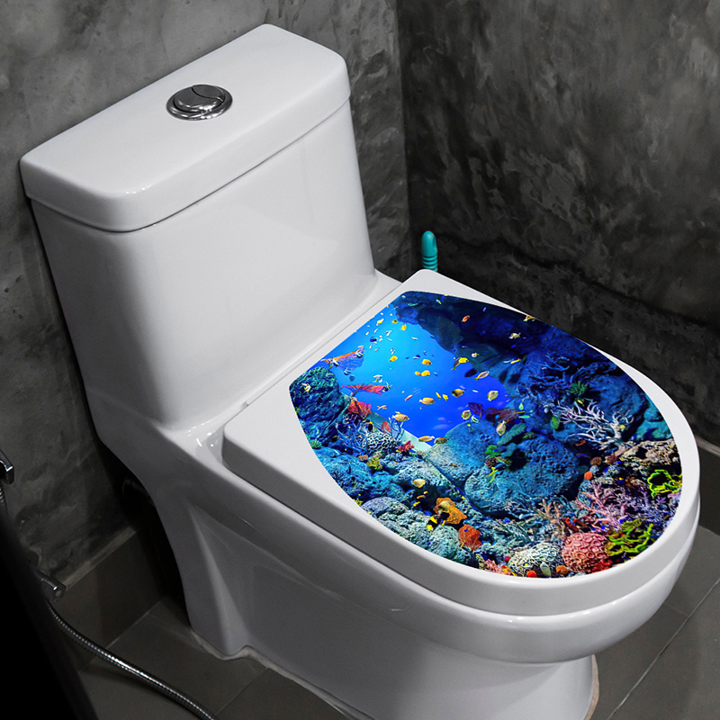 1pcs 3D Toilet Seat Wall Stick - Jet Home Bathroom Accessories review and price