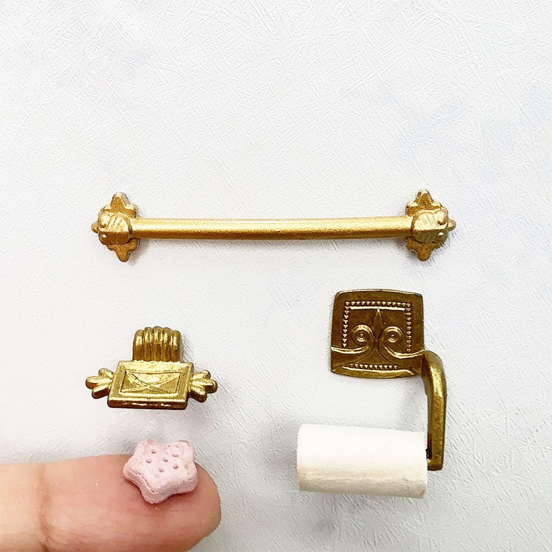 1/12 Dollhouse Simulation Pape - Jet Home Bathroom Accessories review and price