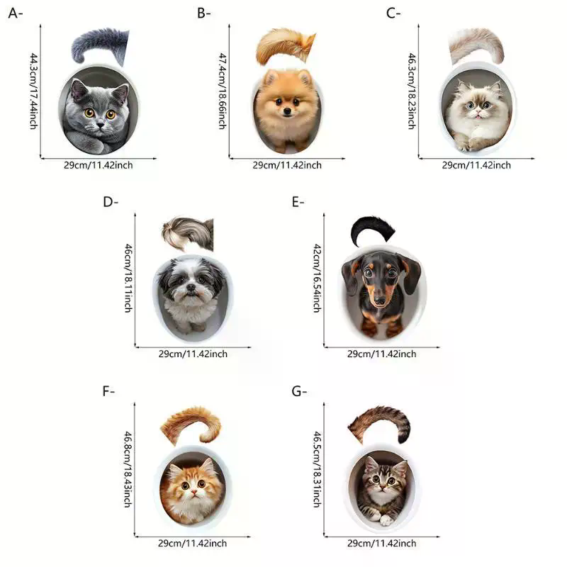3D Effect Cute Animal Toilet S - Jet Home Bathroom Accessories review and price