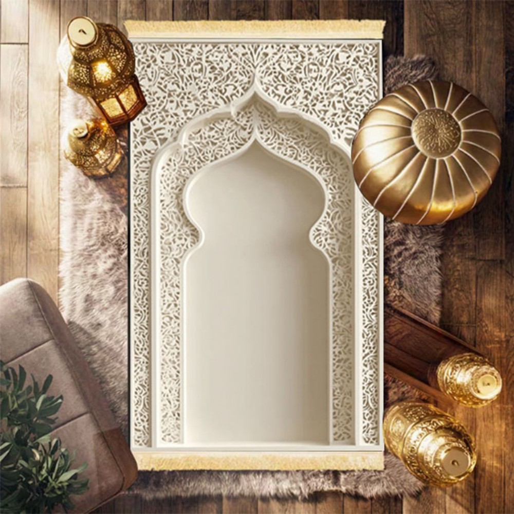 VIKAMA Islamic Prayer Rug With - Home Bathroom Door Design review and price