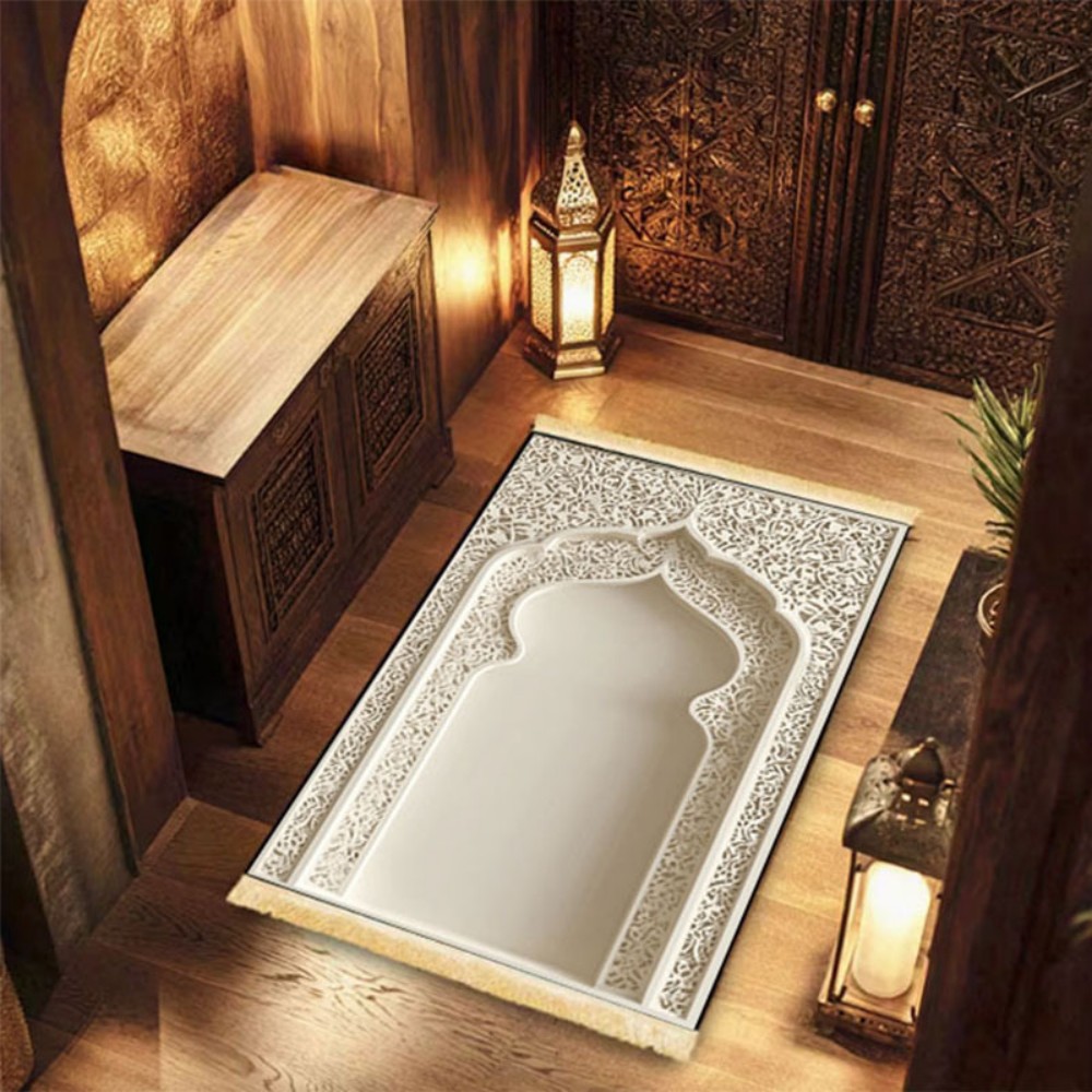 VIKAMA Islamic Prayer Rug With - Home Bathroom Door Design review and price