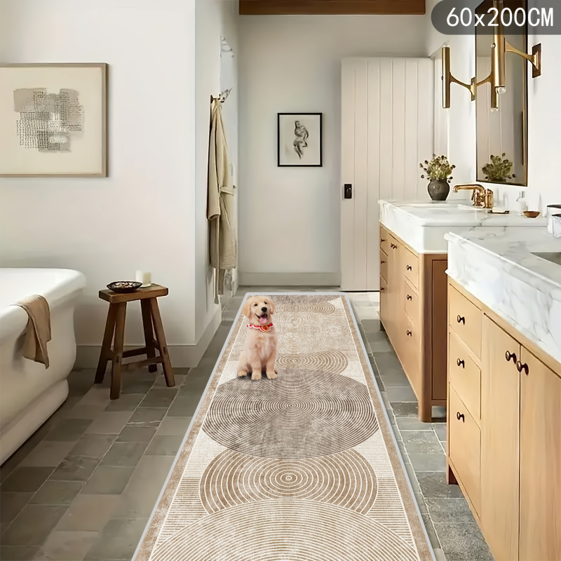 VIKAMA Geometric Striped Runne - Home Kitchen Bathroom Cleaning review and price