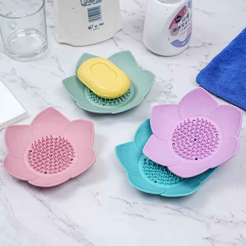 1pcs Bathroom Soap Box Lotus D - Jet Home Bathroom Accessories review and price