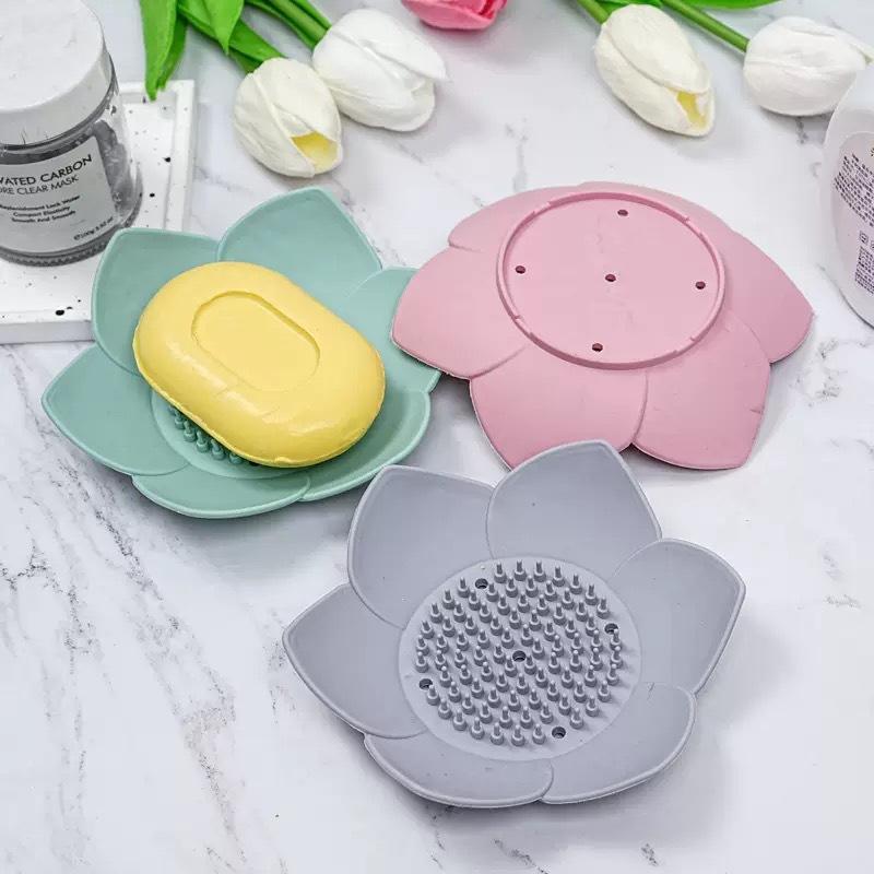 1pcs Bathroom Soap Box Lotus D - Jet Home Bathroom Accessories review and price