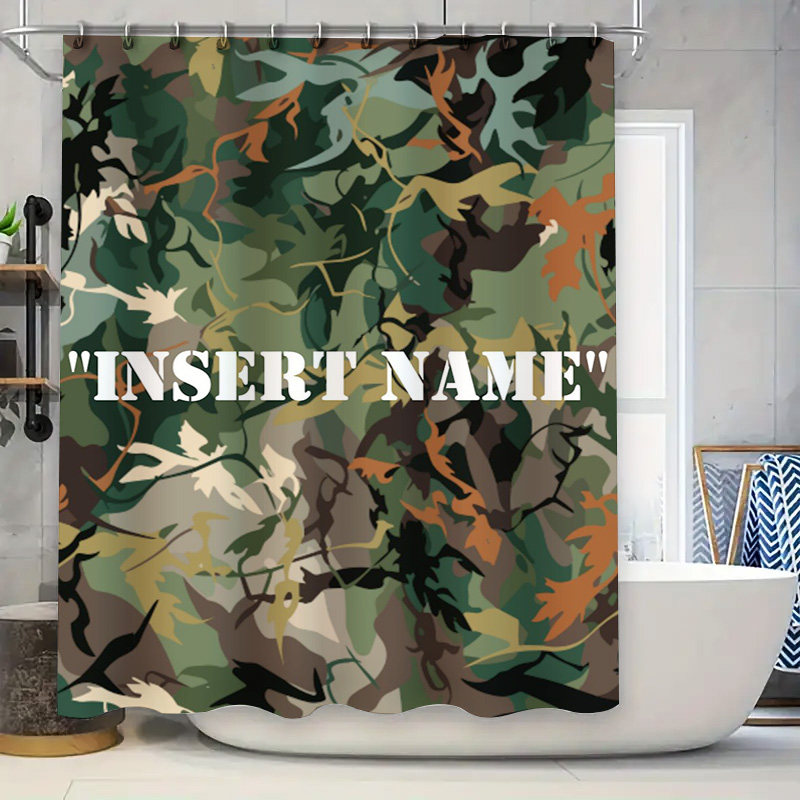 Personalized Camouflage Print  - Home Bathroom Name review and price