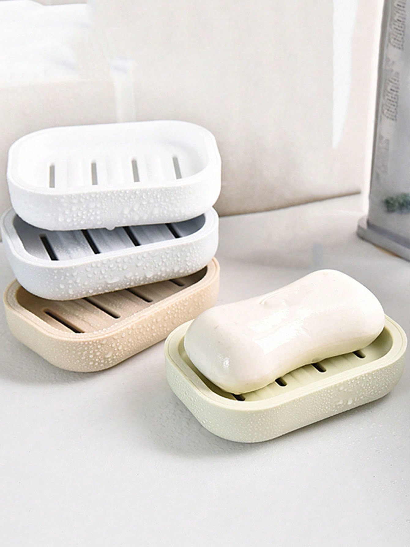 Simple Soap Dish, Draining Soa - Home Essentials Bathroom Accessories review and price