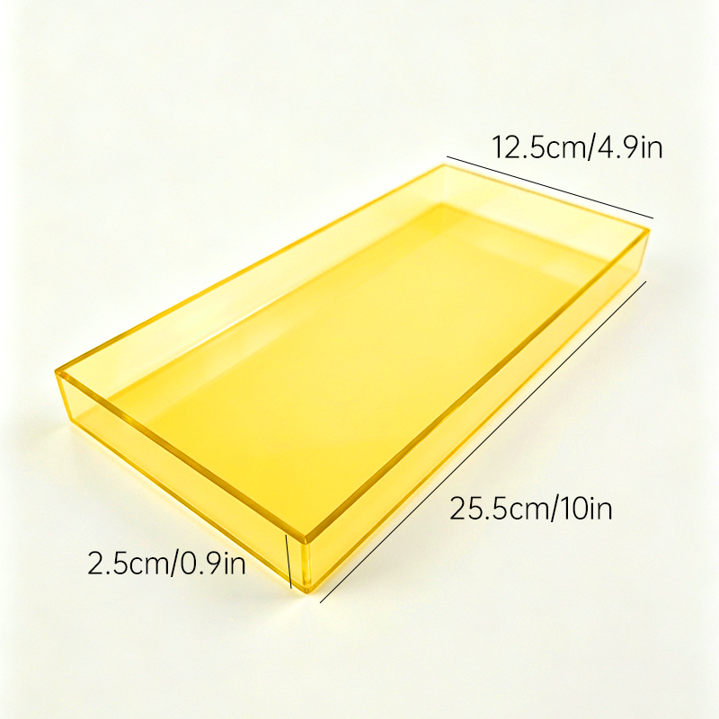 Multi-Color Acrylic Rectangula - Home Bathroom Colors review and price