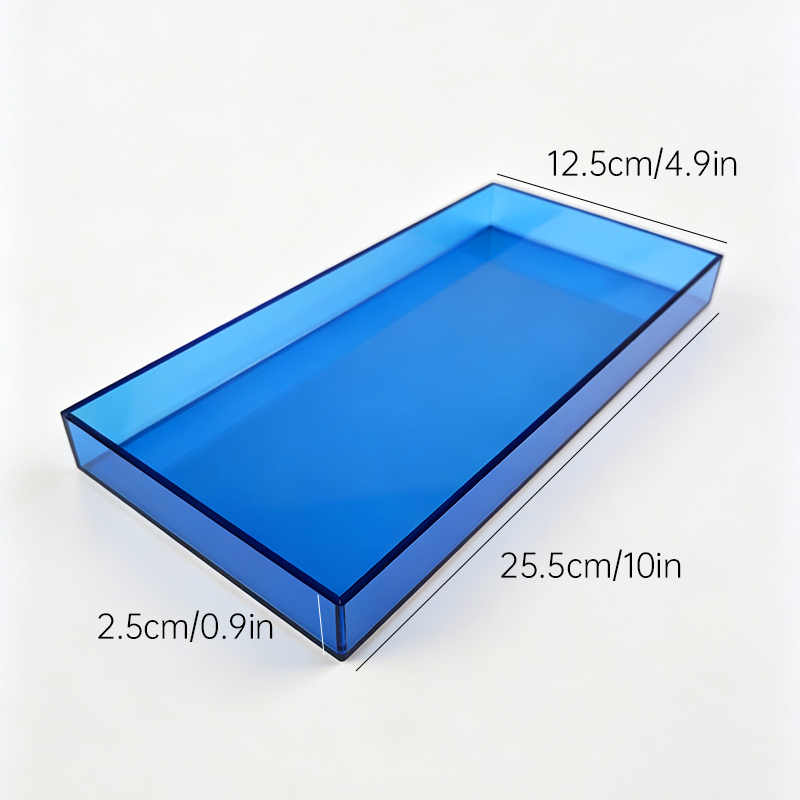 Multi-Color Acrylic Rectangula - Home Bathroom Colors review and price