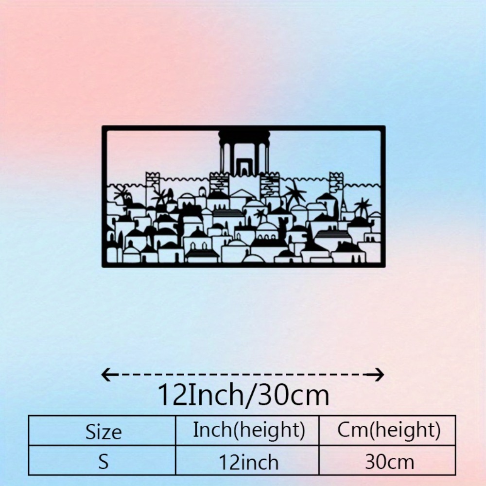 CIFBUY Metal Wall Art Jerusale - Home & Bathroom Building Products Pte Ltd review and price