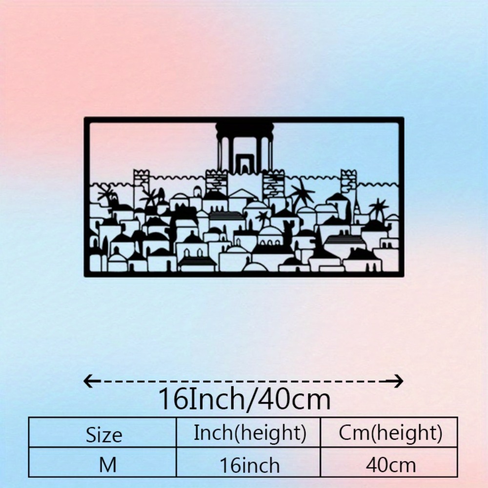 CIFBUY Metal Wall Art Jerusale - Home & Bathroom Building Products Pte Ltd review and price
