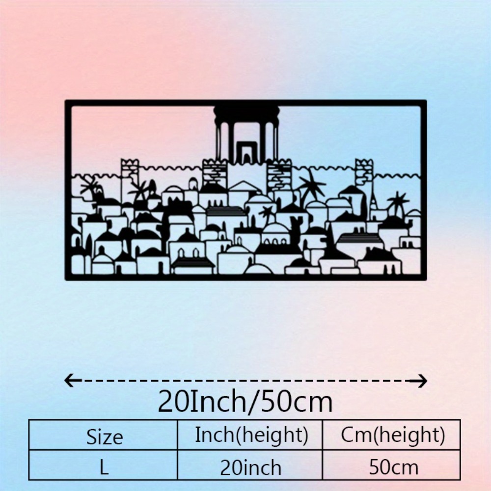 CIFBUY Metal Wall Art Jerusale - Home & Bathroom Building Products Pte Ltd review and price